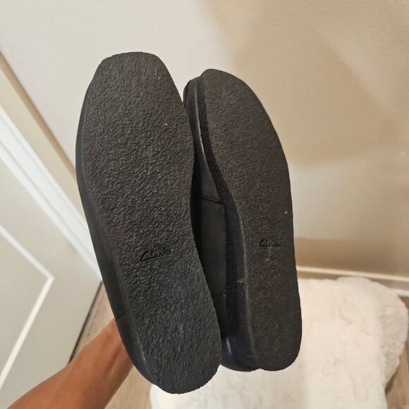 NWOT Clark's Wallabee Black Boots Size 12 - Picture 4 of 6